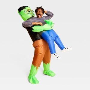 Adult Frankenstein Pick Me Up Halloween Costume Inflatable Suits - Hyde and EEK!